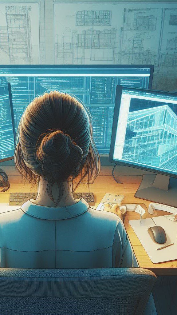 Persona desarrollando software